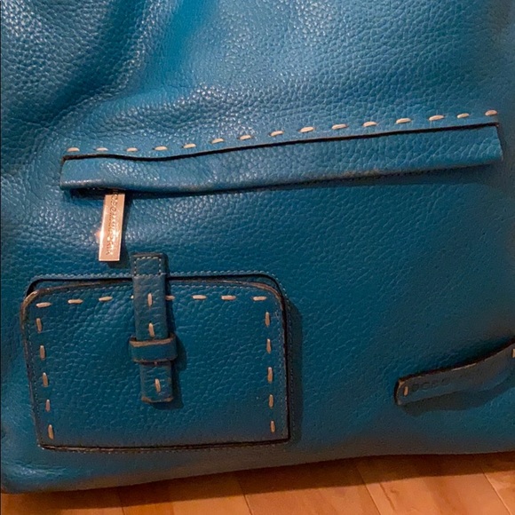 Bcbgmaxazria turquoise signature hobo bag - Picture 9 of 14